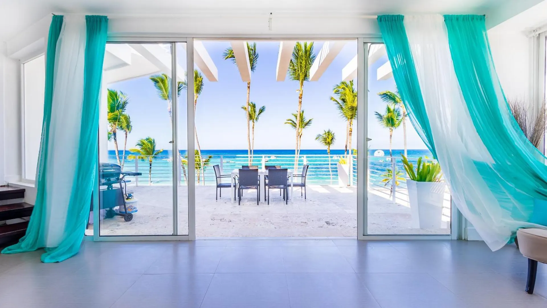 Dream Punta Cana Beachfront Apartment - 4-Bedroom Penthouse With Rooftop Bbq & Ocean Views