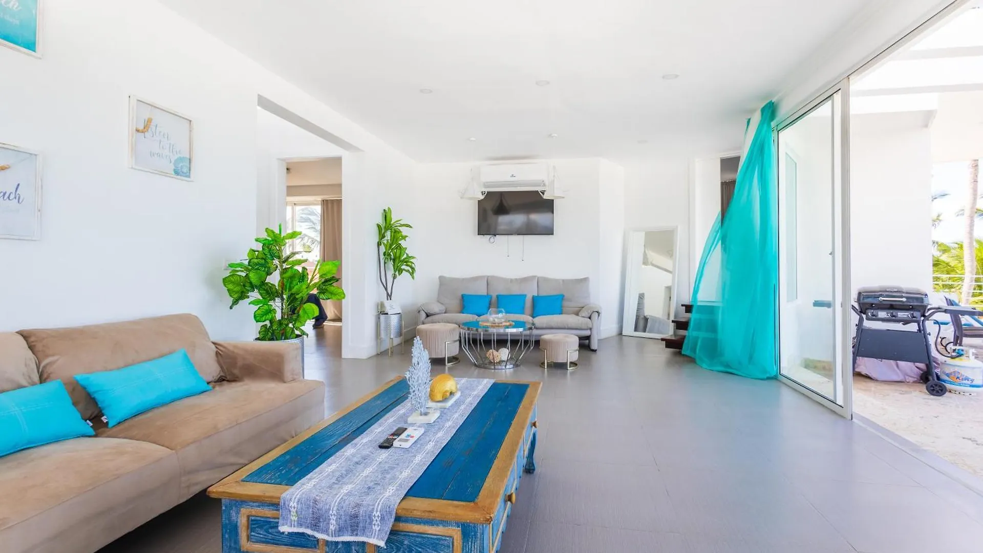 Dream Punta Cana Beachfront Apartment - 4-Bedroom Penthouse With Rooftop Bbq & Ocean Views 도미니카 공화국